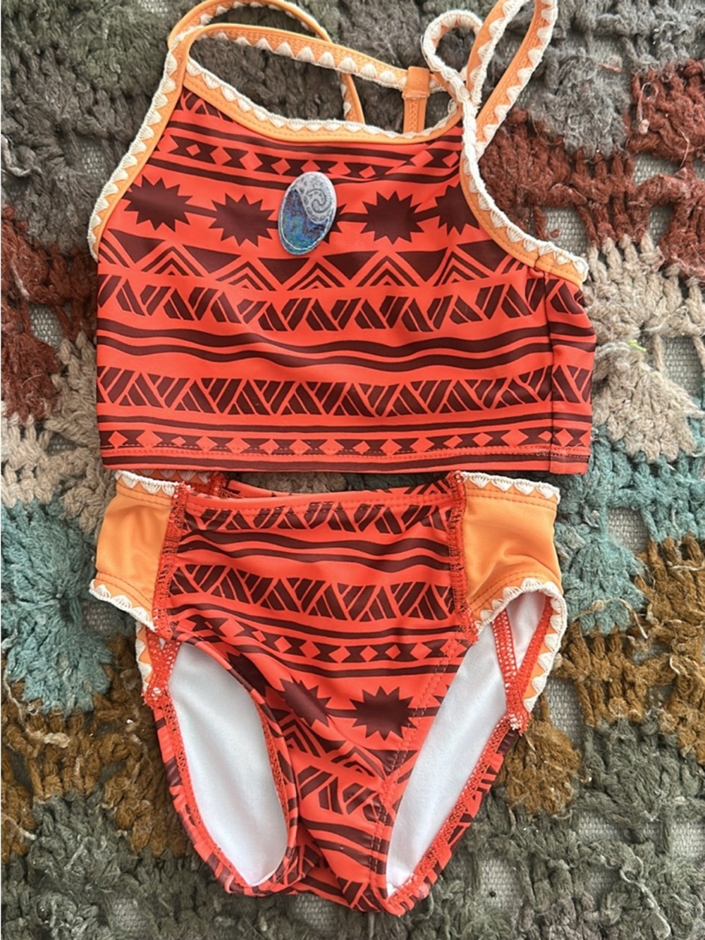 Moana toddler two piece swim suit